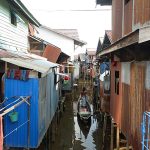 sungai di banjarmasin dikawasan padat penduduk