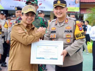 Sukses Kawal Pilkada 2024, Polresta Banjarmasin Dapat Penghargaan