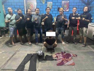 Y (46), warga Komplek Bulan Mas, Kelurahan Pekapuran Raya, diamankan anggota Sat Reskrim Polresta Banjarmasin