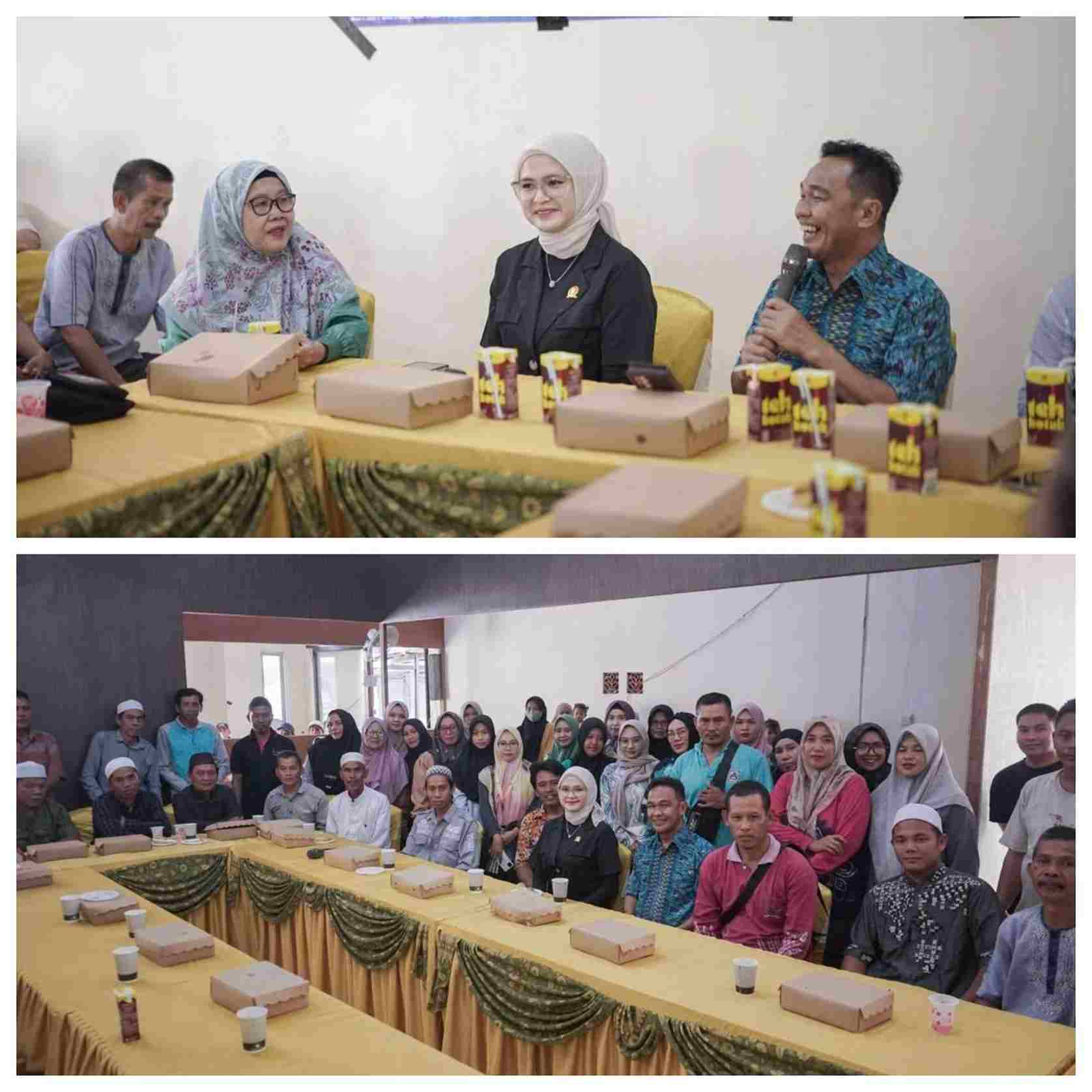 Wakil Ketua DPRD Provinsi Kalimantan Selatan, Desy Oktavia Sari, memberikan sambutan dalam kegiatan Sosialisasi Revitalisasi dan Aktualisasi Nilai-Nilai Ideologi Pancasila di Kabupaten Tapin