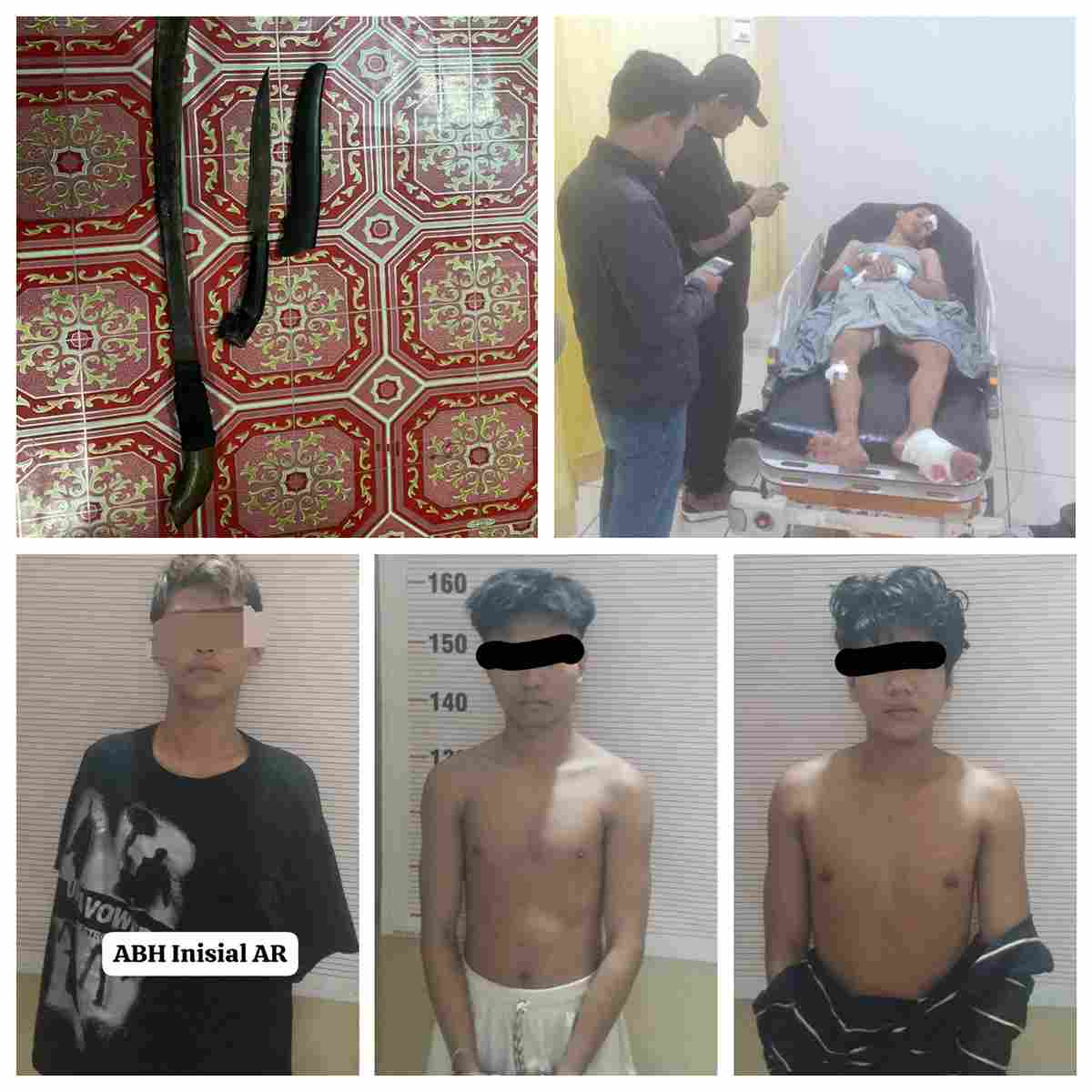 Polisi menangkap tiga anggota Geng Pasber di Banjarmasin, yang diduga terlibat pengeroyokan brutal terhadap seorang remaja. Barang bukti berupa parang dan pisau diamankan dari lokasi kejadian