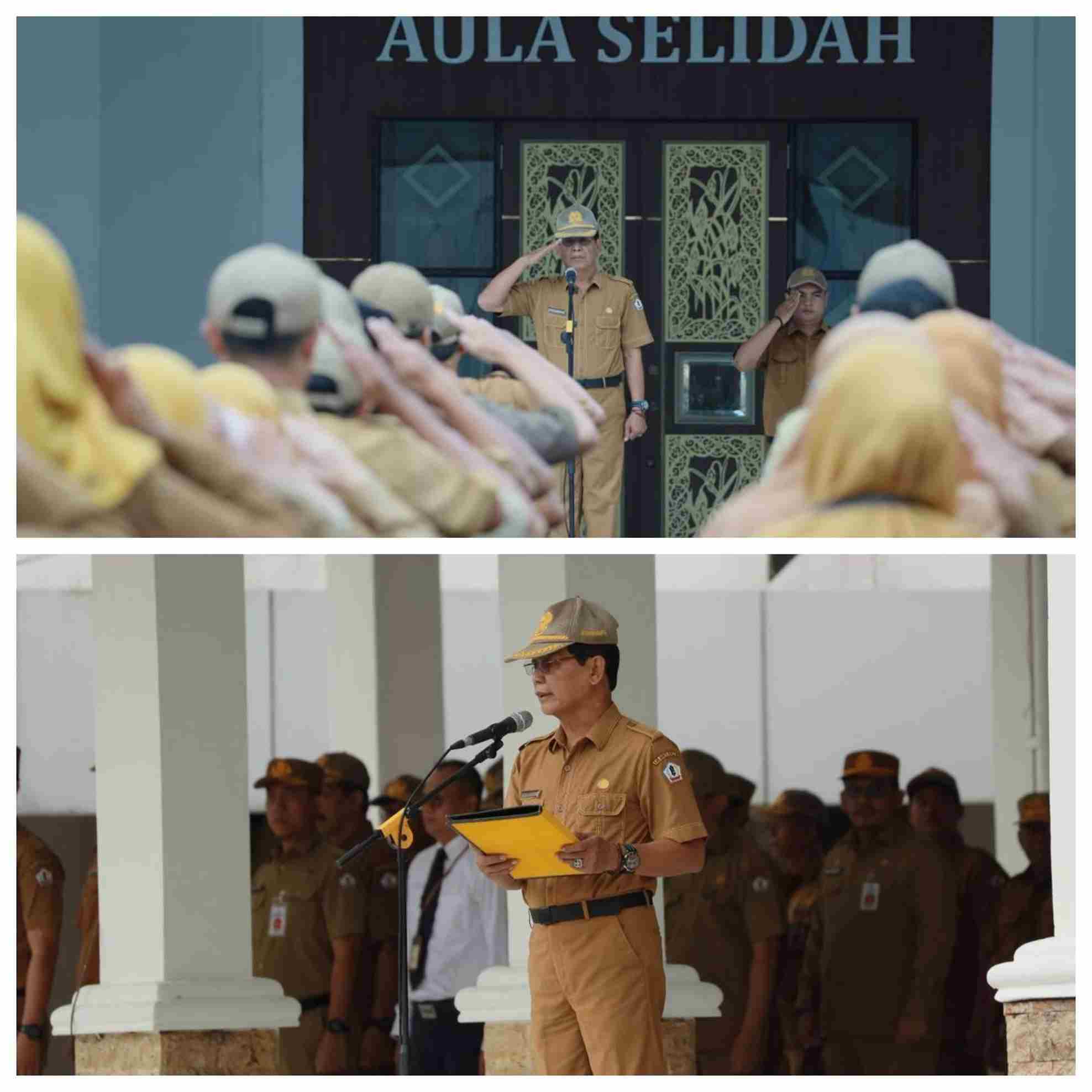 Akhmad Wahyuni memberi pesan kepada ASN Barito Kuala untuk meningkatkan kompetensi menjelang pensiun