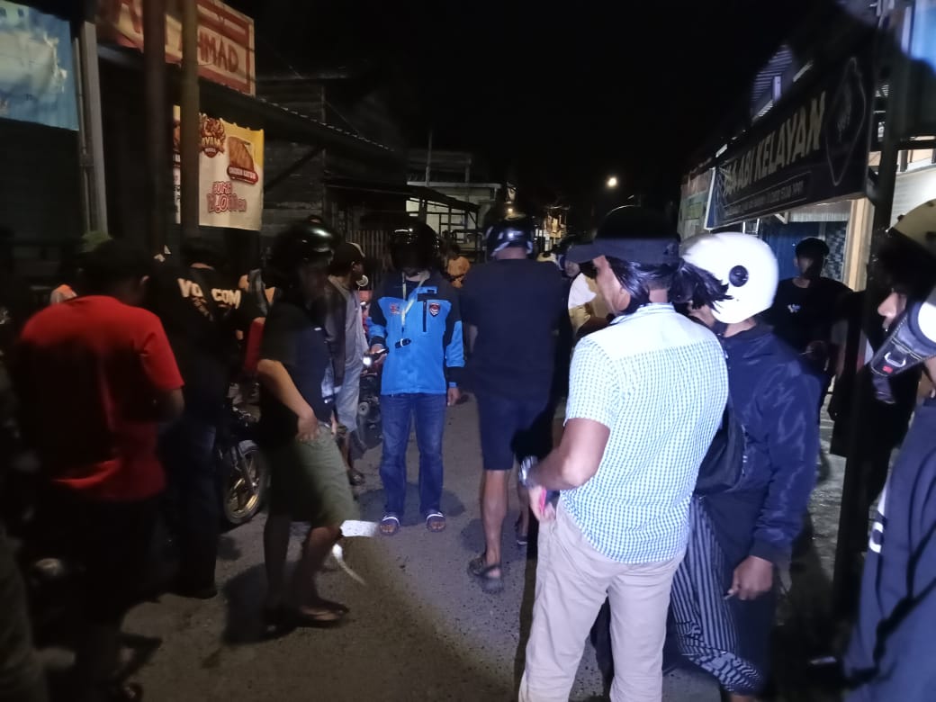 Polisi mengamankan remaja yang diduga hendak melakukan tawuran di wilayah Banjarmasin Selatan