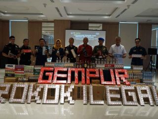 Rokok dan Miras Ilegal Dimusnahkan, Bea Cukai Komitmen Lindungi Masyarakat