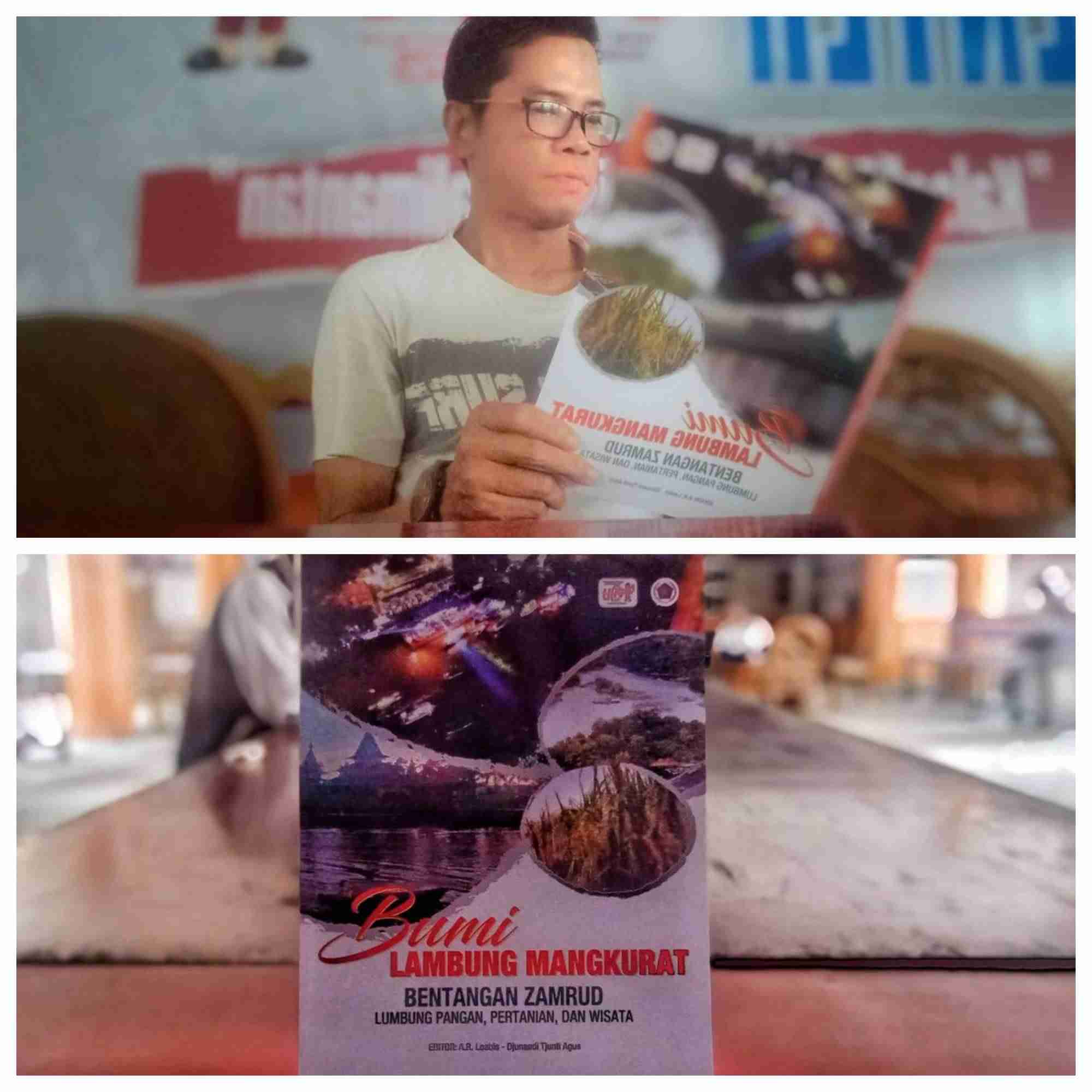 Hani, salah satu penulis buku 'Bumi Lambung Mangkurat – Bentangan Zamrud', berbicara tentang kontribusi buku ini dalam menggambarkan potensi pertanian dan wisata Kalimantan Selatan