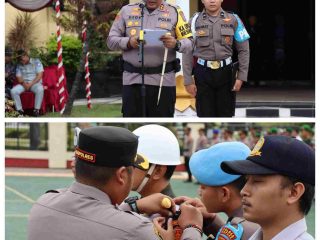 Kapolres Kapuas Pimpin Apel Gelar Pasukan Operasi Keselamatan Telabang 2025
