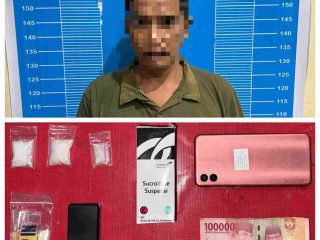Terungkap di Tengah Malam, Polisi Geledah Rumah Pengedar Sabu
