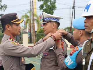 Polres Kapuas Gelar Apel Operasi Ketupat Telabang 2025, Pastikan Keamanan Lebaran