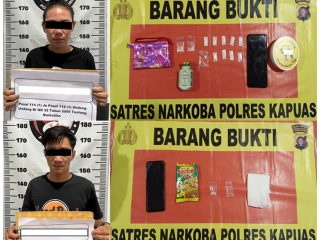 Polres Kapuas Gempur Narkoba, Dua Pelaku Dibekuk dalam Sehari