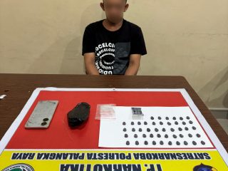 Operasi Senyap di Jalan Eka Sandehan, Polresta Palangka Raya Gagalkan Peredaran 46 Butir Ekstasi