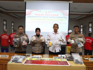 Perang Melawan Narkoba Tak Kenal Jabatan : Oknum Kades Tertangkap, Total 25 Kasus Sudah Diungkap Polres Katingan