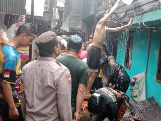 Kebakaran Hebat di Banjarmasin Barat, Belasan Rumah dan Satu Mushola Ludes Dilalap Api