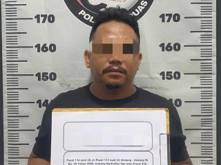 Warung Pinggir Jalan Jadi Lokasi Peredaran Obat Keras Ilegal di Kapuas, Satu Pria Diamankan