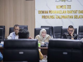 Komisi III DPRD Kalsel Bahas Program Strategis Bersama Bappeda