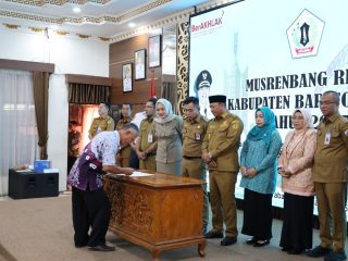 Bupati Barito Kuala H Bahrul Ilmi Buka Musrenbang RKPD 2027