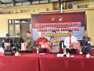 167 Gram Sabu Dimusnahkan di Mapolres Kapuas, Bukti Komitmen Perangi Narkoba
