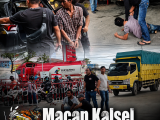 Resmob Macan Kalsel Bergerak Menindak Preman Pungli di SPBU