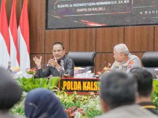 Supian HK Apresiasi Kinerja Polda Kalsel, Soroti Kejahatan Jalanan dan Narkoba